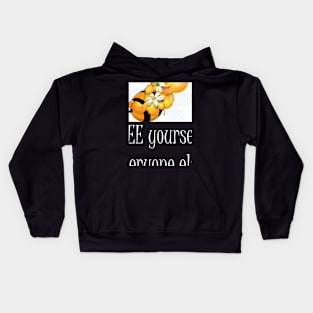 bee fun witty cool Kids Hoodie